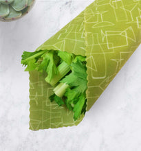 Load image into Gallery viewer, Beeswax Food Wrap - Garden Greens set/3