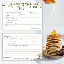 Load image into Gallery viewer, Bridal Shower Recipe Cards - set of 30
