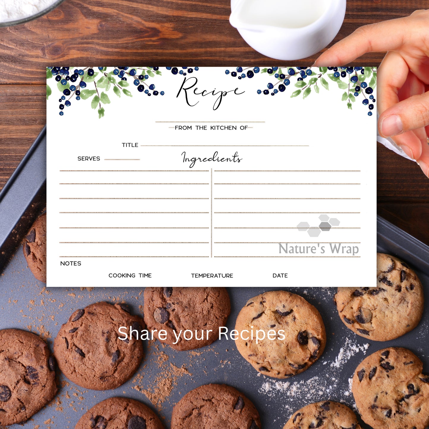 Recipe Cards - Blueberry