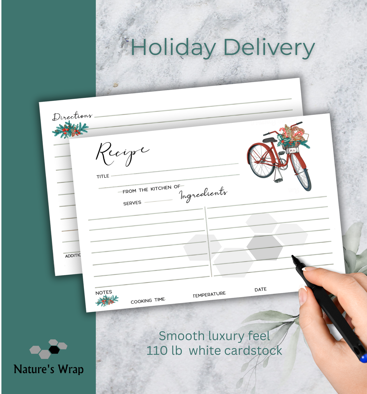 Recipe Cards - Holiday Delivery