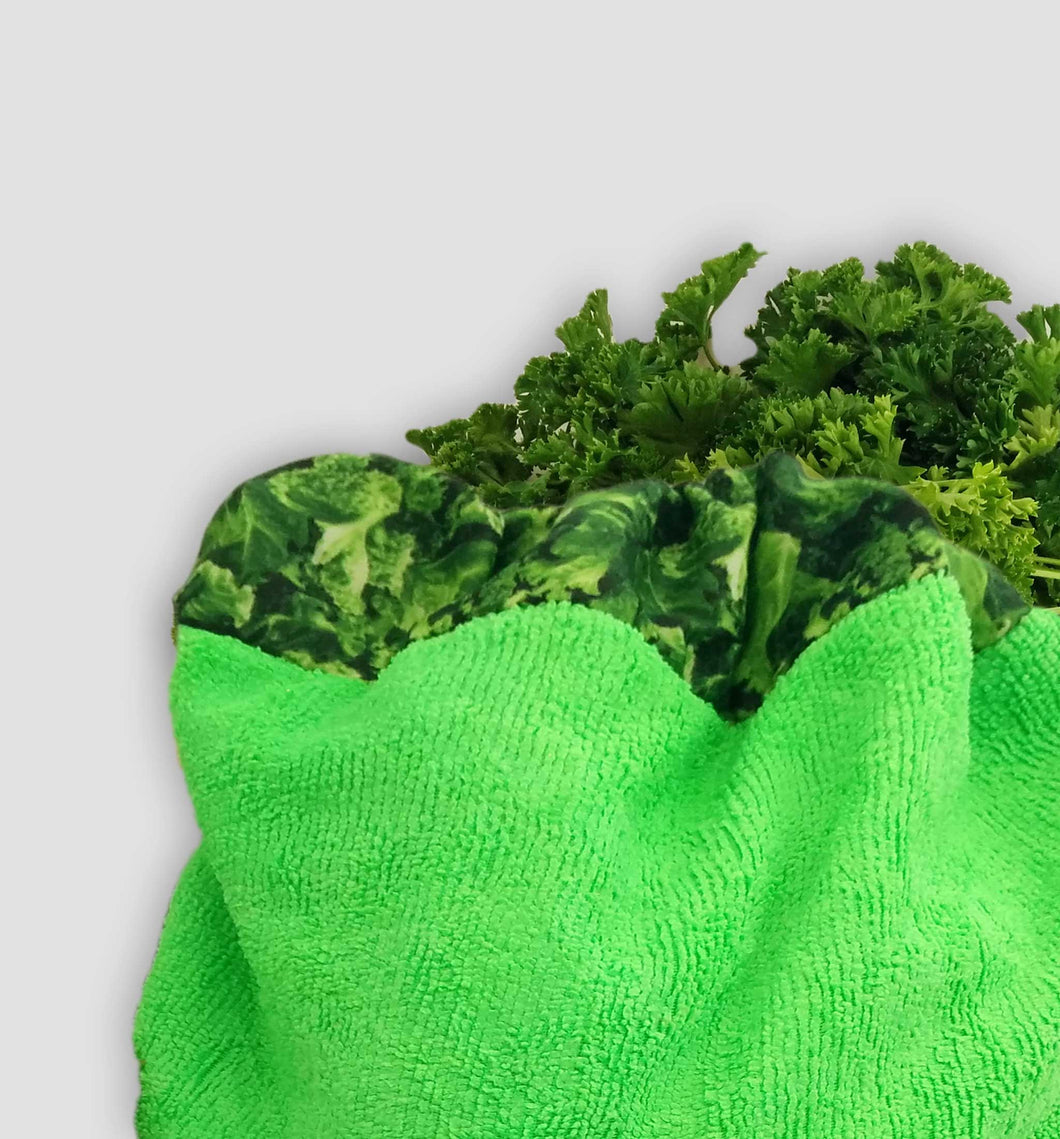 Crisper Sac-Produce Bag Medium-Lettuce Green