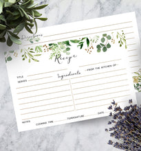 Load image into Gallery viewer, Recipe Cards - Eucalyptus set/30
