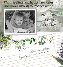 Load image into Gallery viewer, Bridal Shower Recipe Cards - set of 30
