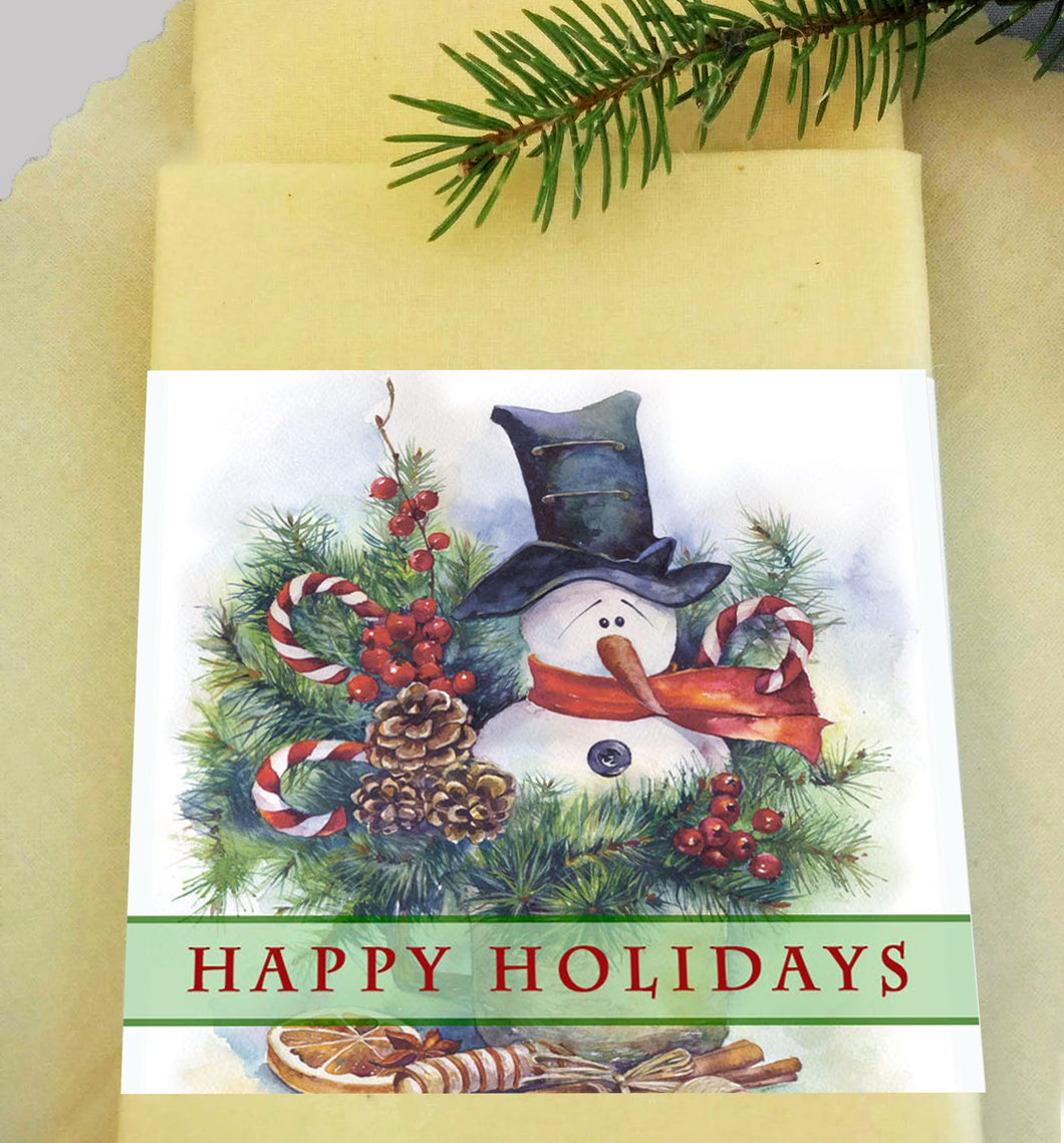 Beeswax Wrap - Happy Holidays