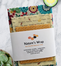 Load image into Gallery viewer, Beeswax Wrap - Sweet Summer set/3
