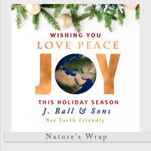 Load image into Gallery viewer, Beeswax Wrap - Love-Peace-Joy
